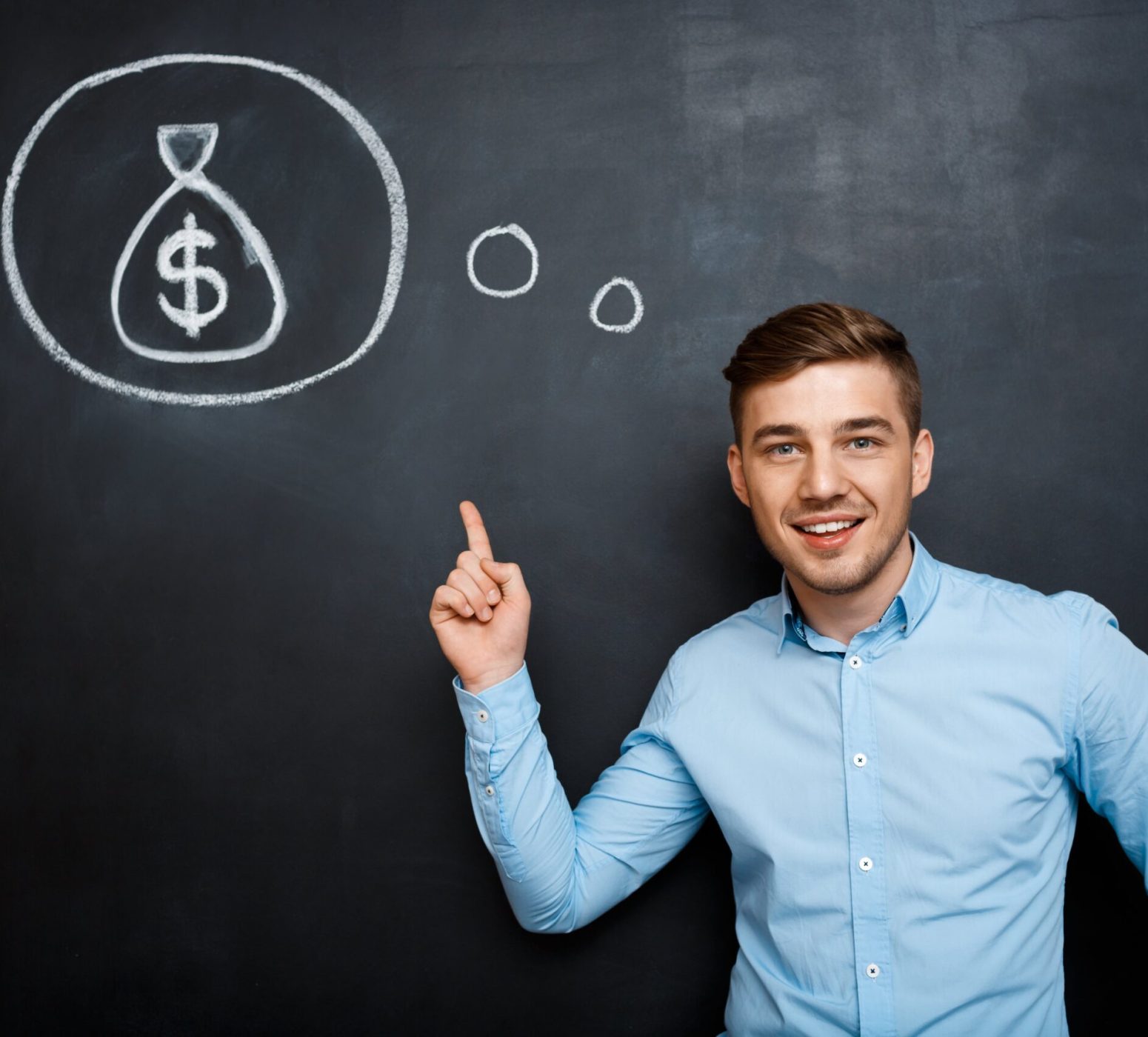 portrait-minded-man-pointing-his-mind-about-money-min